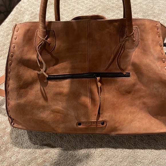 Bed Stu Bags Bed Stu Rockaway Tan Rustic Huge Purse Bag Hand